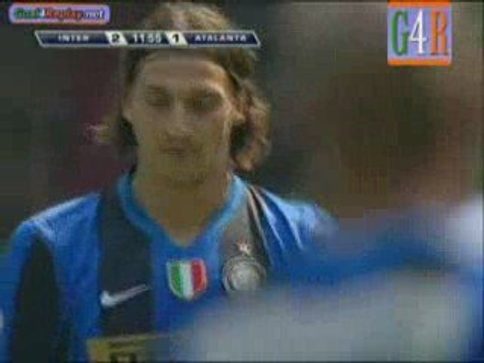 IBRAHIMOVIC 2-1 INTER ATALANTA