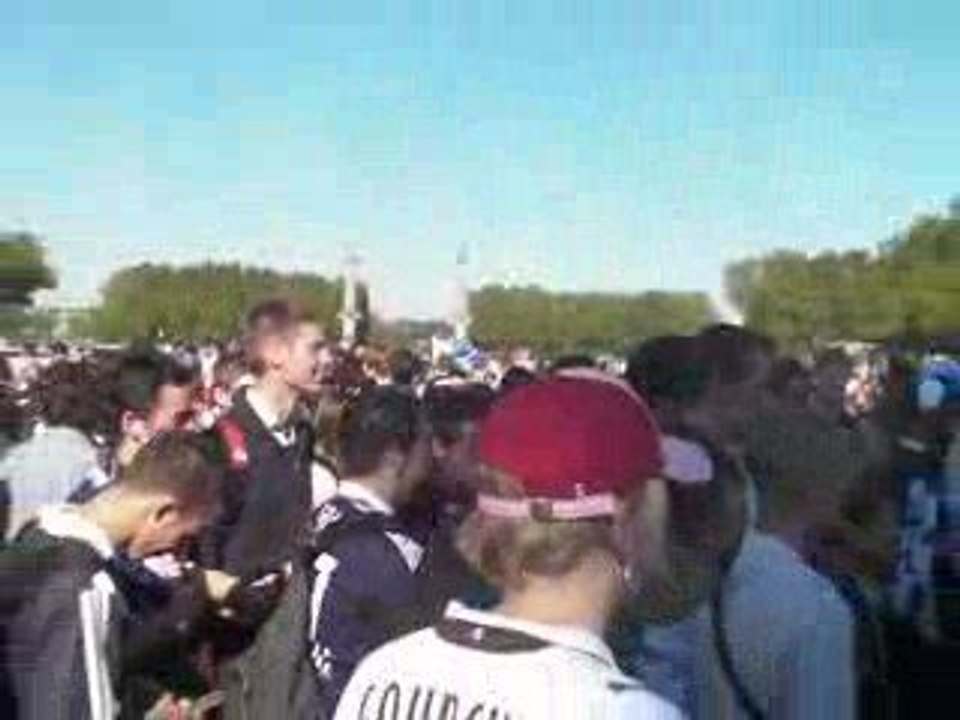 girondins, place Quinconces, ambiance avant match 1