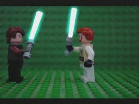 Test effet de sabre laser lego