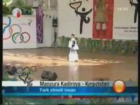 Fark etmeli insan Kırgızistan 7.Türkçe Olimpiyatı