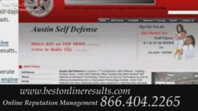 Online Reputation Management Services