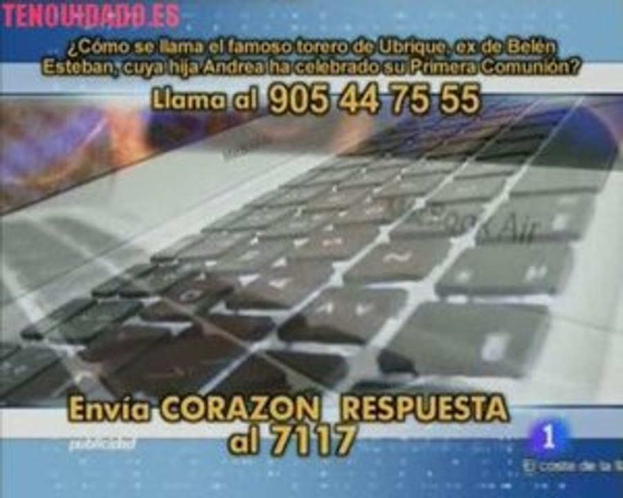 Corazón de... - Concurso telefónico - 29-5-09