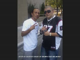 DTTX of lighter of shade of brown