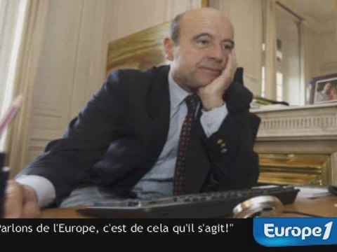 Juppé : Parlons de l’Europe, c’est de cela qu’il s’agit !