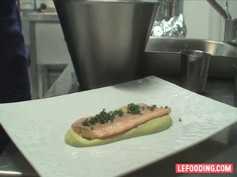 Recette de truite fumée et purée d'avocat par Greg Marchand, Frenchie