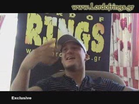 Andy Souwer interview to greek site Lord of Rings