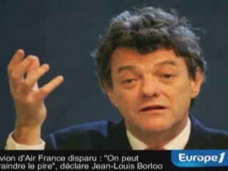 Avion disparu : "On peut craindre le pire" déclare Borloo