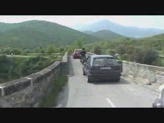 Corse 2009 Les Golf sur la route de Corte