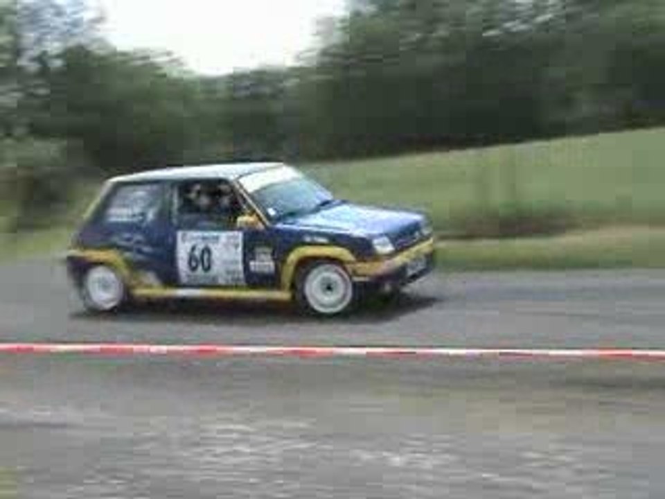 sortie de la RS GT turbo rallye de st geniez d'olt 2009