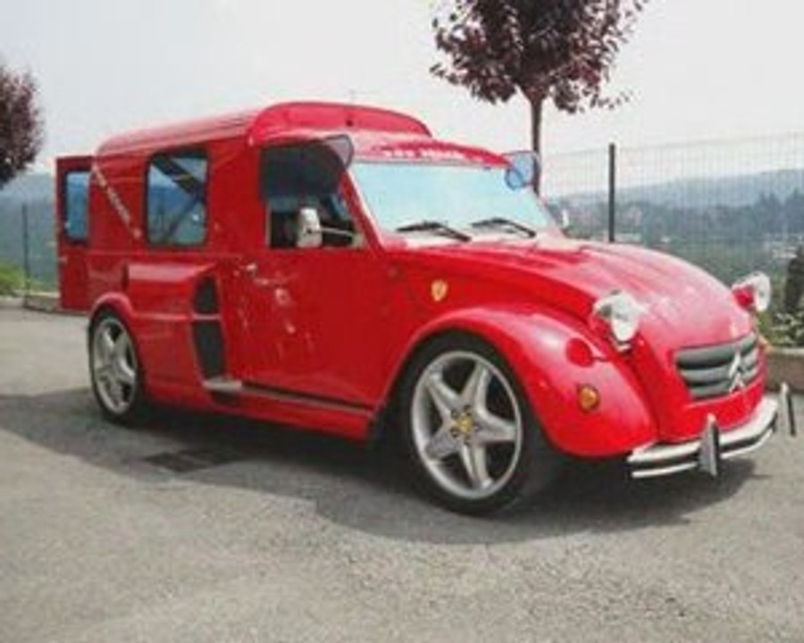 2CV Nimik moteur Ferrari