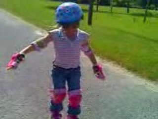 maeva fait du roller