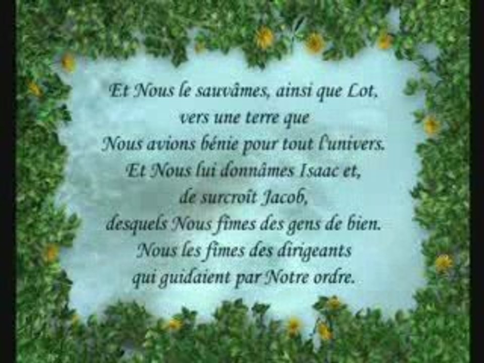 Le Prophete Abraham Et Le Praphete Loth 3/3