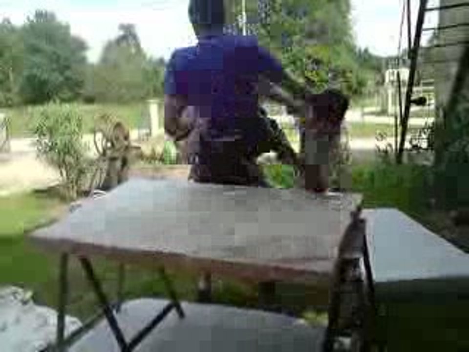 catch- Moi qui se prend un chokeslam
