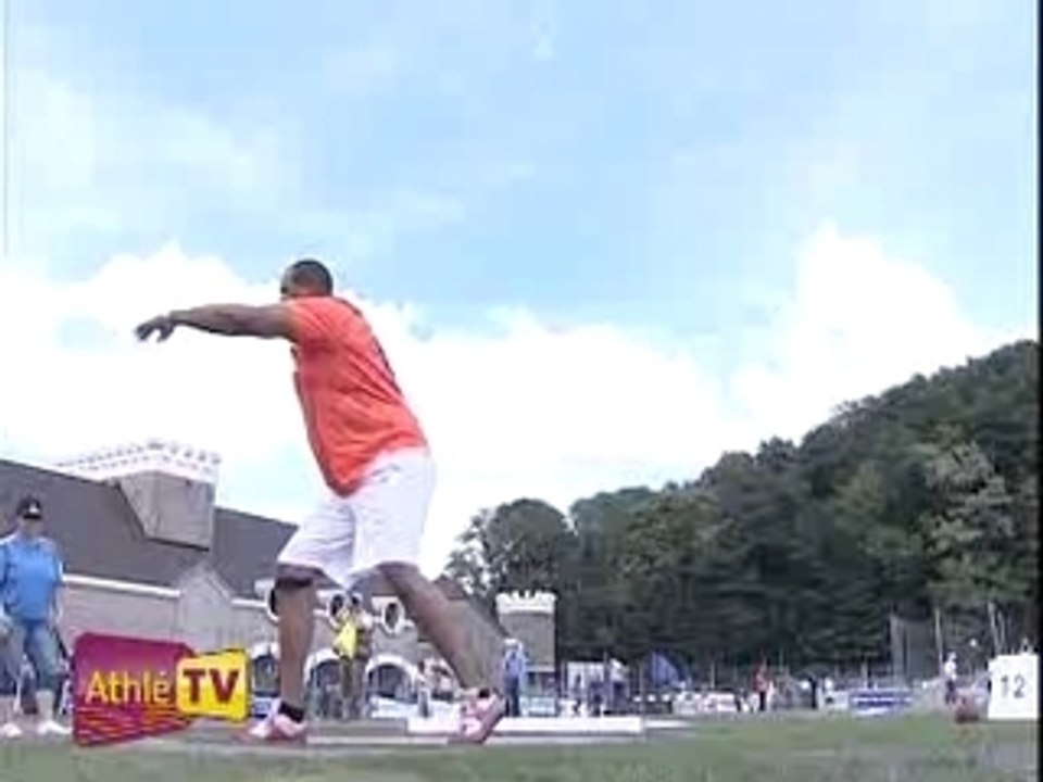 Athlé 2009 Meeting D1 Forbach lancer poids homme