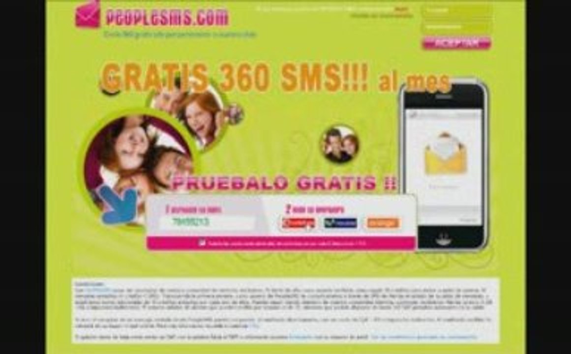 SMS gratis desde internet