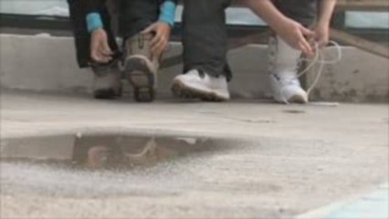 Pisten-pool in banff, alberta, kanada