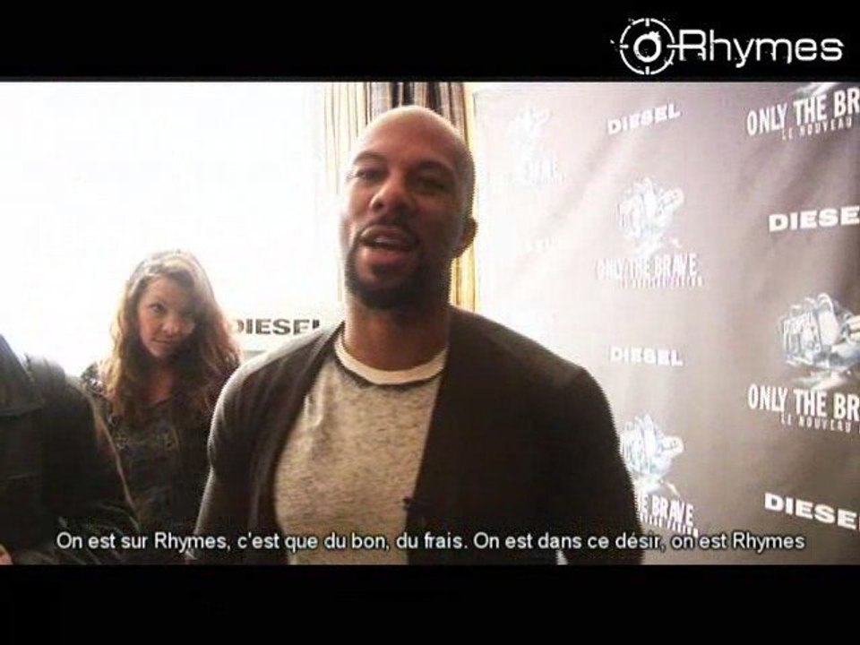 Interview Common "Only the Brave" Block Party by Rhymes