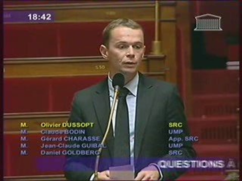 Olivier Dussopt - Questions au ministre du logement - 020609