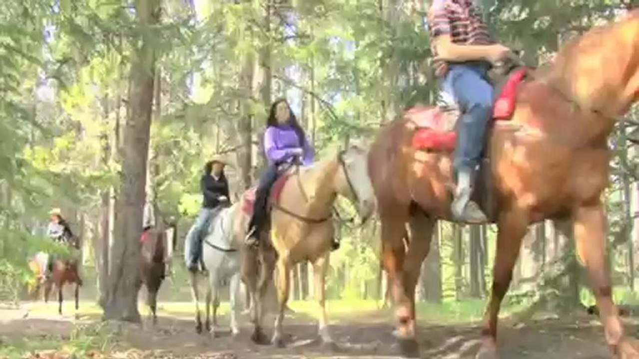 Reitausflüge am Spray River