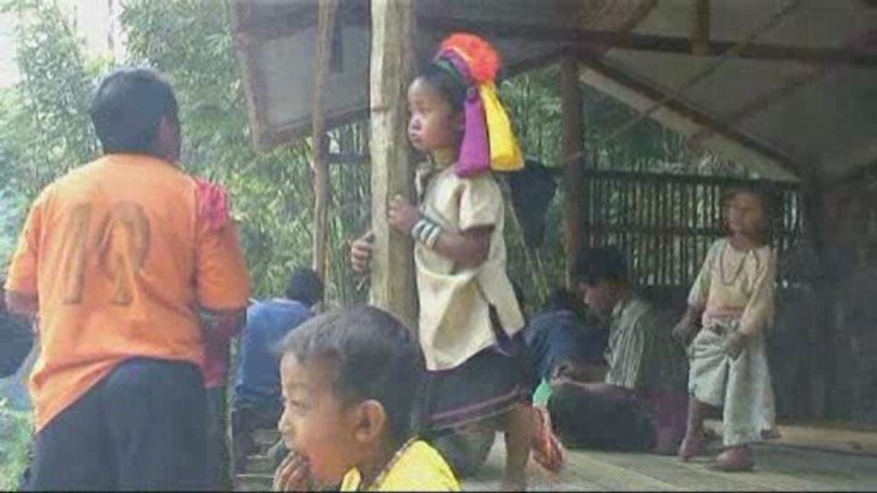 Thailand Village Padung of the run-away from the Burma