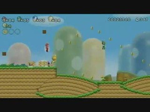 [Wii]New Super Mario Bros. Wii E3 conference Gameplay