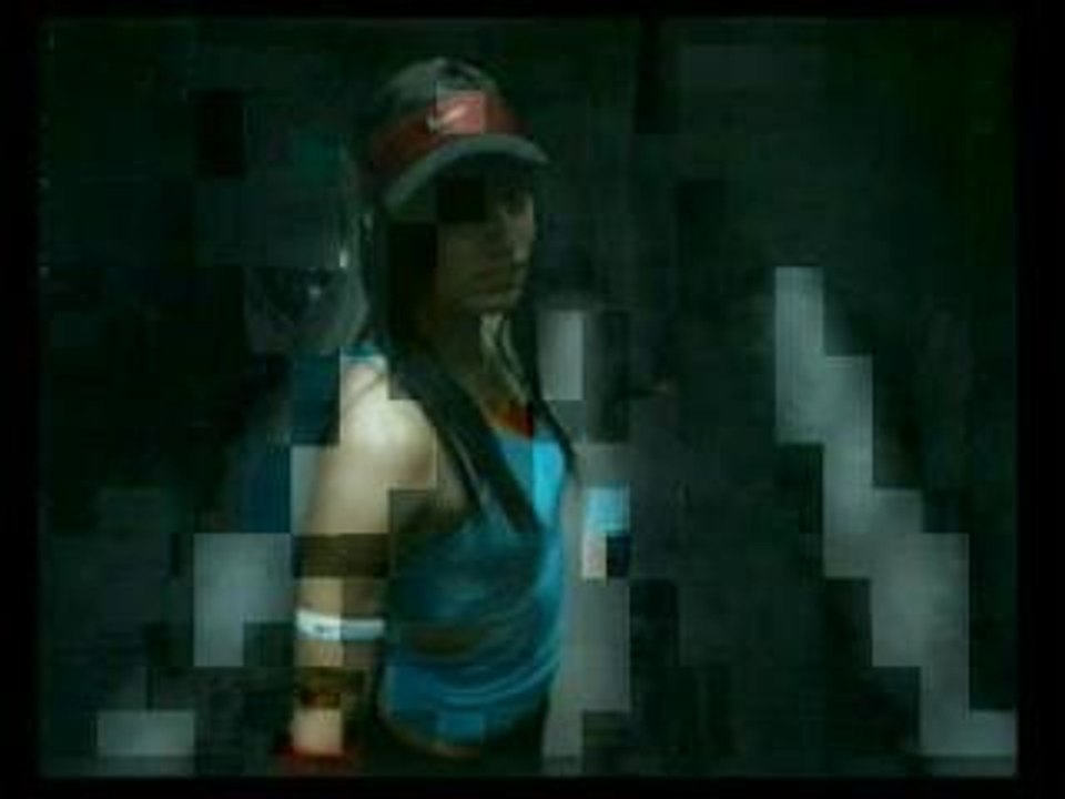 Woman break dancer pub Nike 2005