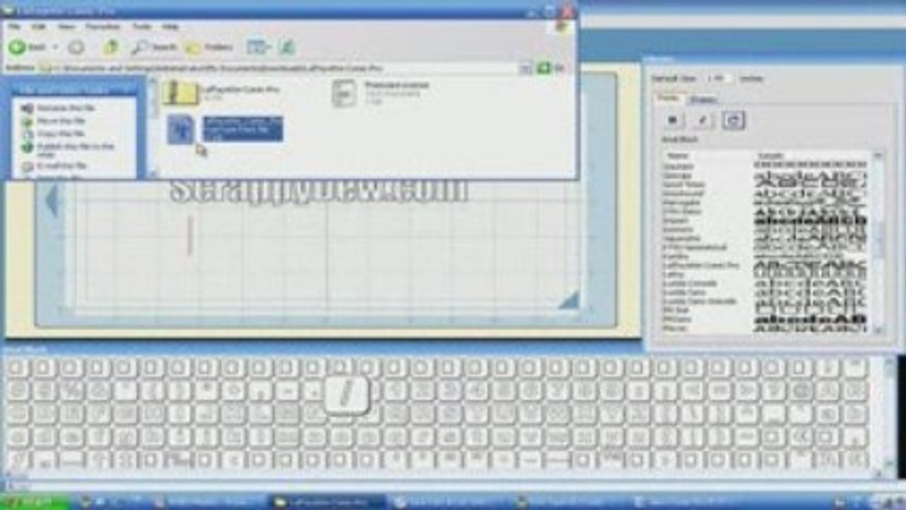 Sure Cuts A Lot: How to Install Font