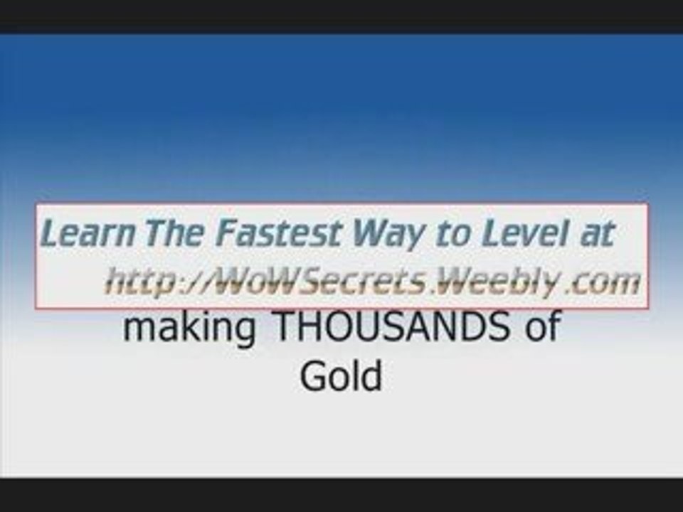 Best Guide - Alliance & Horde WoW In-Game Leveling Guide