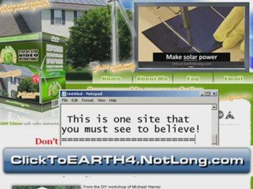 Create electricity at home - renewable energy