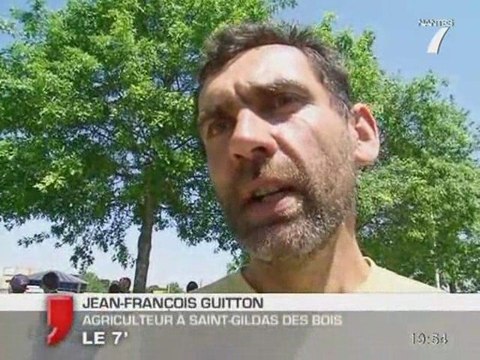 Ancenis : Les producteurs de lait poursuivent leurs actions