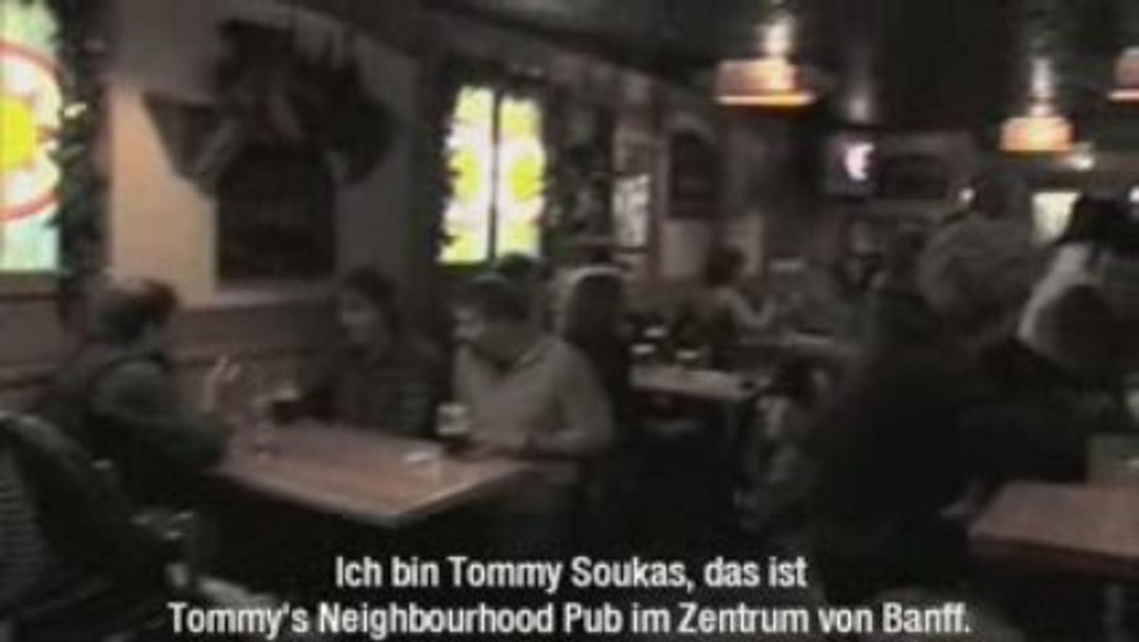 Ausgehen in Banff, Alberta, Kanada