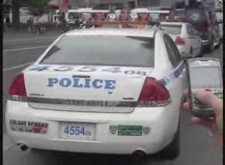 Police car hacking, alarms out loud