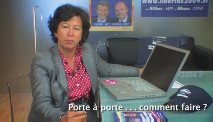 Soutenir Libertas : le porte à porte