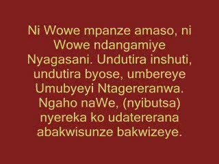 Kizito Mihigo - Ni Wowe ndangamiye Nyagasani