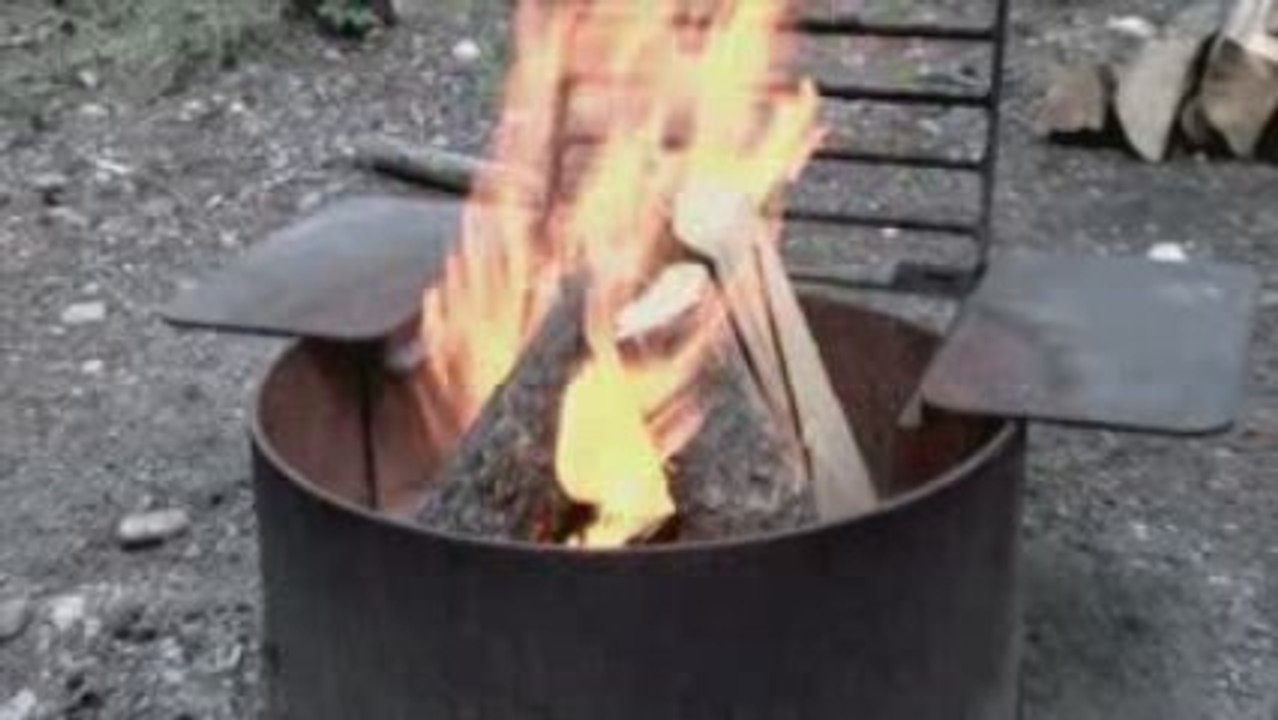 Der Lagerfeuer-Blues in Alberta, Kanada