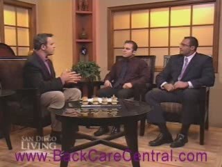 Chiropractors TV interview eliminating back pain