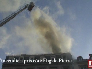 Strasbourg : incendie rue du Faubourg de Pierre