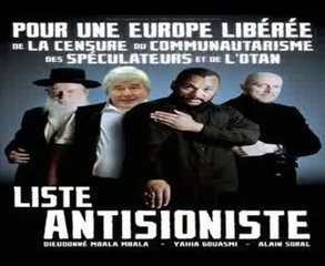 Dieudonne liste antisioniste