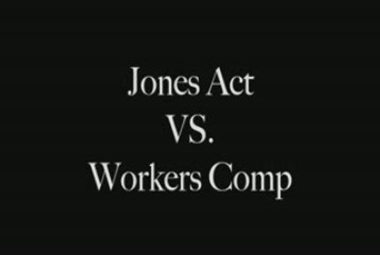 Jones Act - The Differences From Workers Compensation