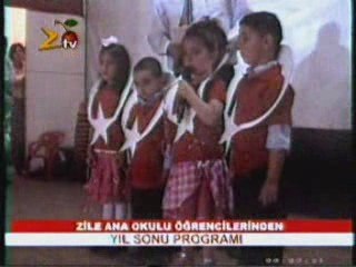 ZİLE ANA OKULU ÖĞRENCİLERİNDEN YIL SONU GÖSTERİSİ