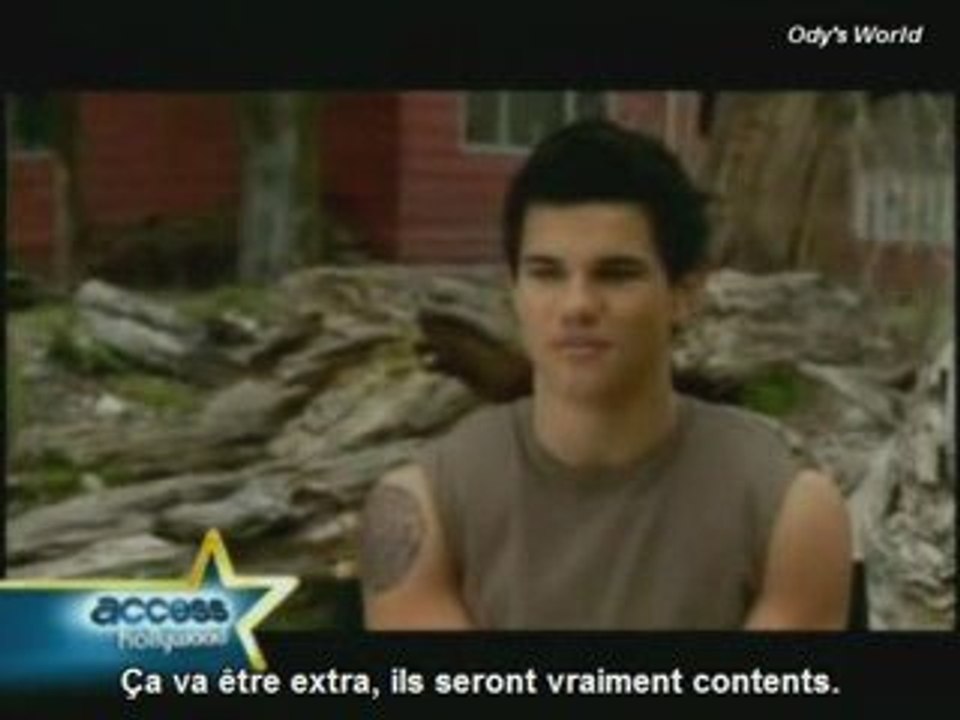 Access Hollywood  Kristen Stewart Taylor Lautner VOSTFR