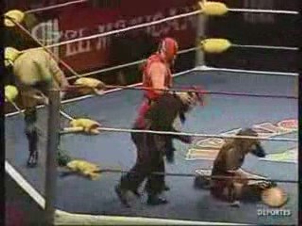 Fab, Octagoncito, Pimpinela vs Decnnis, Mari, Mini Abismo