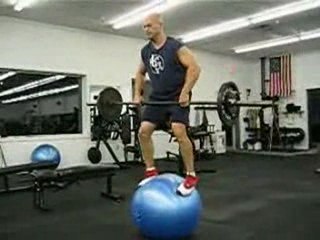 Awesome exercise ball balance trick