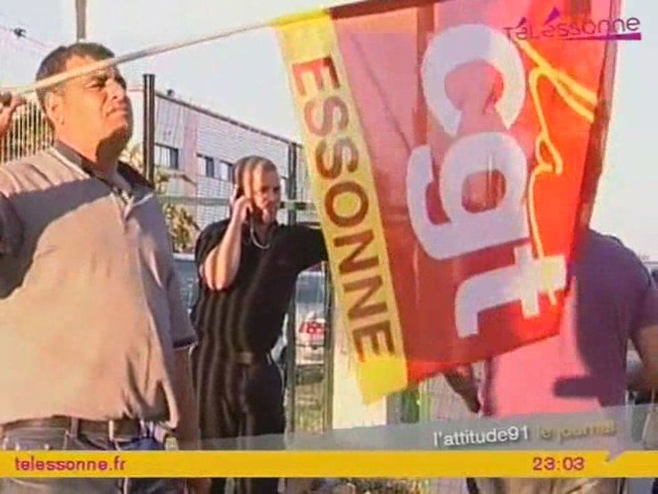 sainte-Geneviève-des-Bois : Occupation de l'usine Avery Dennison