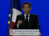 Discours ouverture Nicolas Sarkozy