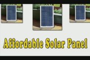 Affordable Solar Panel-Extremely Affordable Solar Panel