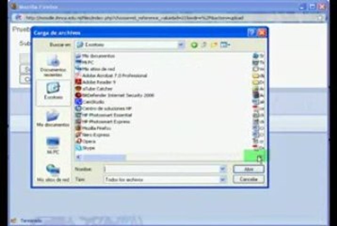 Agregar un archivos Moodle