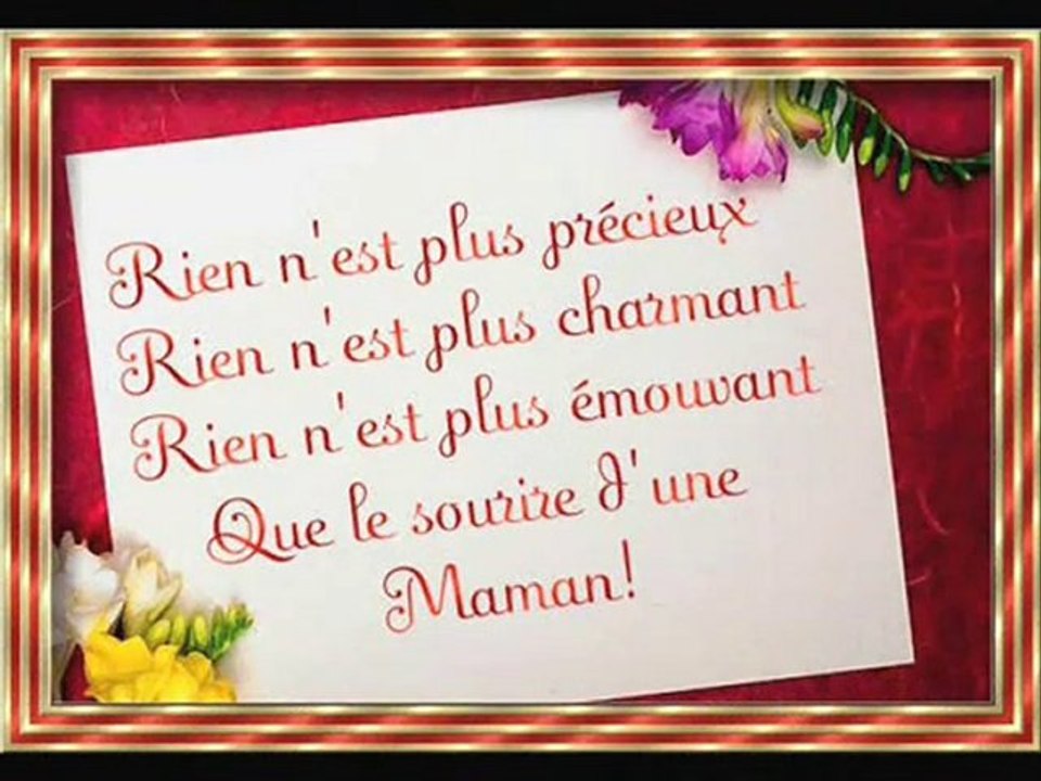 Ma mère...