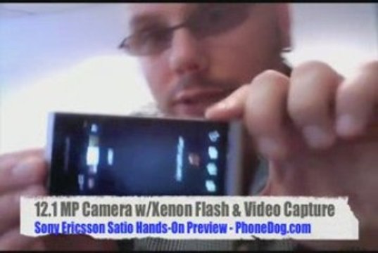 Sony Ericsson Satio (Idou) 12 MP Cameraphone Hands-On