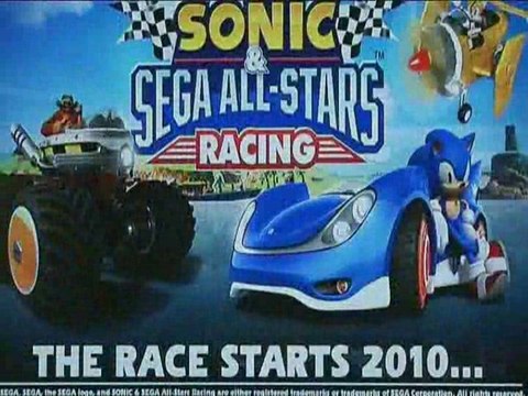 Coverage E3 09 In Game Sonic and Sega All Stars Racing